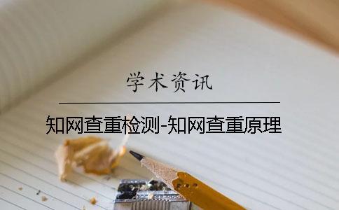 知網(wǎng)查重檢測-知網(wǎng)查重原理